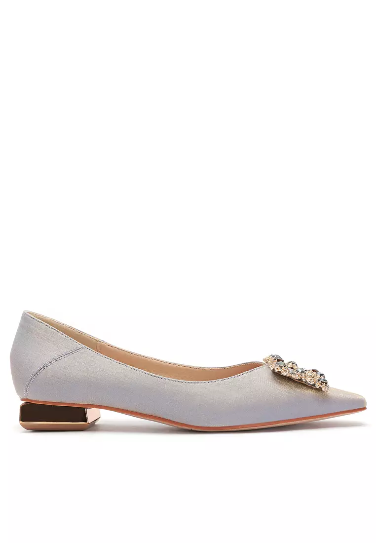 Discount on Twenty Eight Shoes  shoes - SKU: 2cm Square Toe Buckle Pumps 2220-18