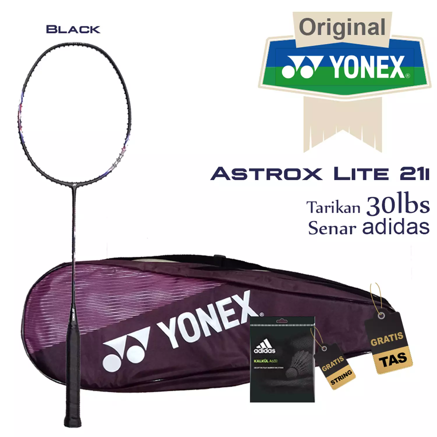Raket Badminton Yonex Astrox Lite 21i 100% Original