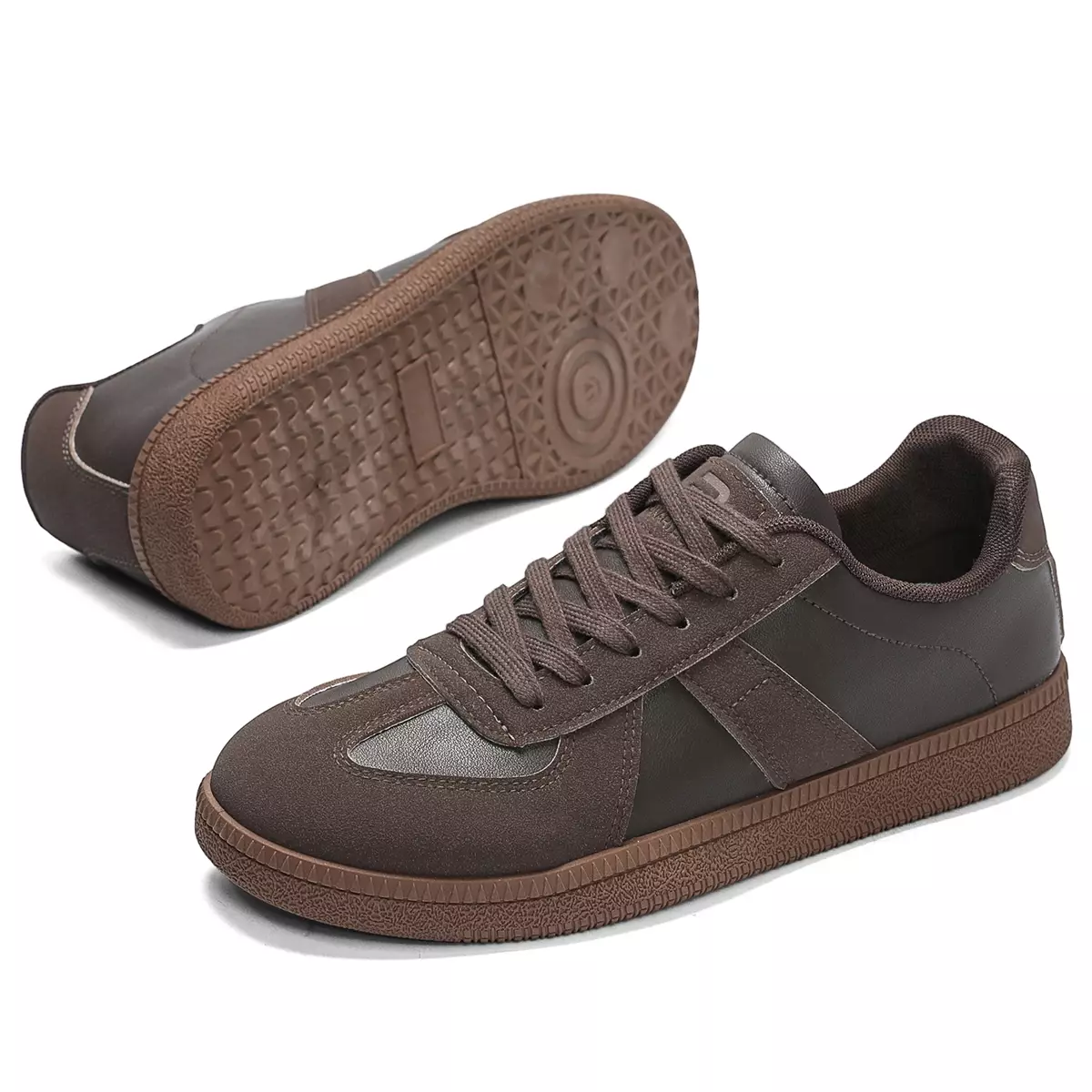 LURAD Sepatu Pria 3 Warna Flat Sekolah Kerja Simple Sneakers Cowok Polos QN592