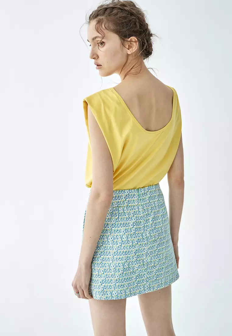 All Over Print Mini Skirt