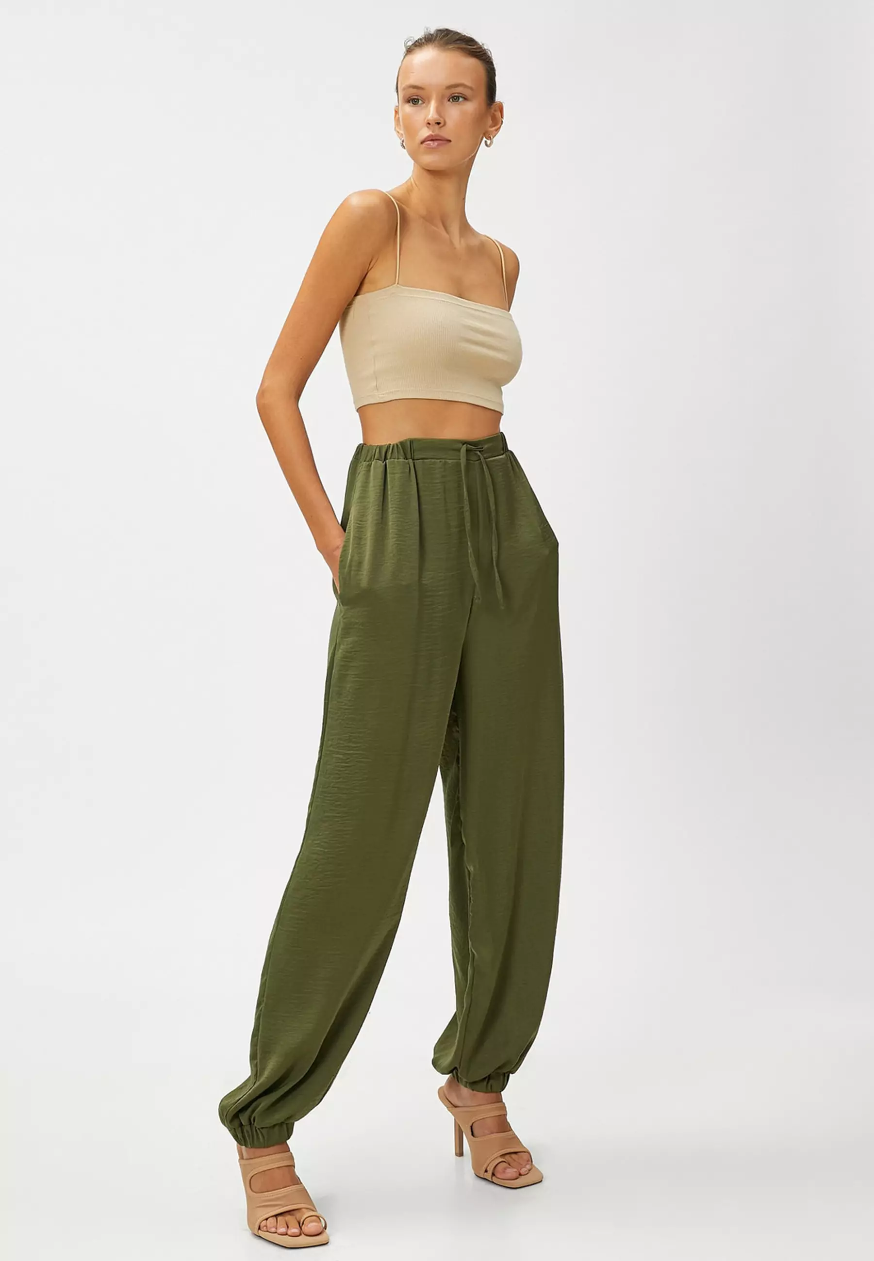 Comfortable Cut Drawstrings Pants