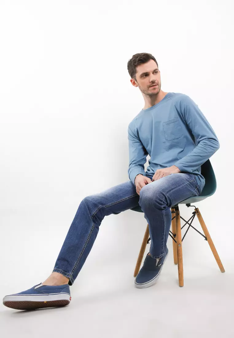 Slim Fit Denim Pants CFL077D1