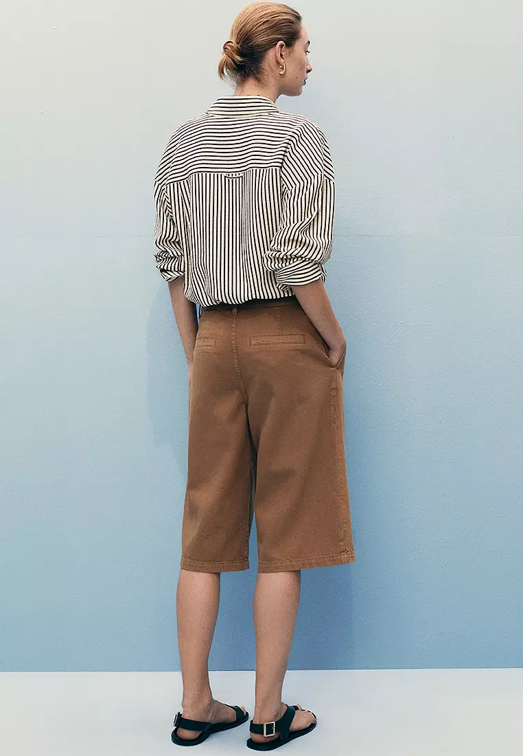 Denim Jorts With Belt