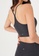SKULLPIG grey Plax Feather Easy Bra Top (Smoky Charcoal) Quick-drying Running Fitness Yoga Hiking 92947AACD40BFDGS_2