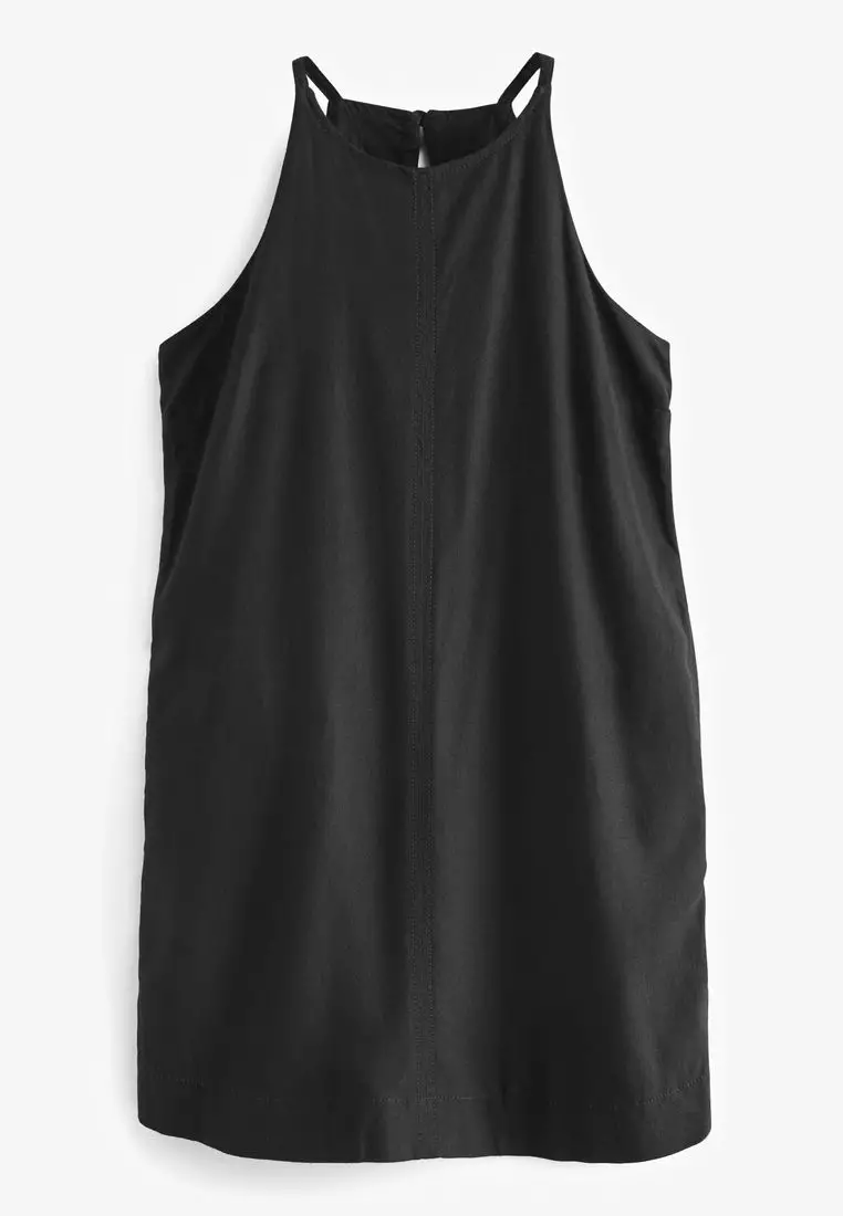 【新品未使用】maison celon high neck mini dress NEXT Linen Blend High Neck Mini Dress 2025 | Buy NEXT Online