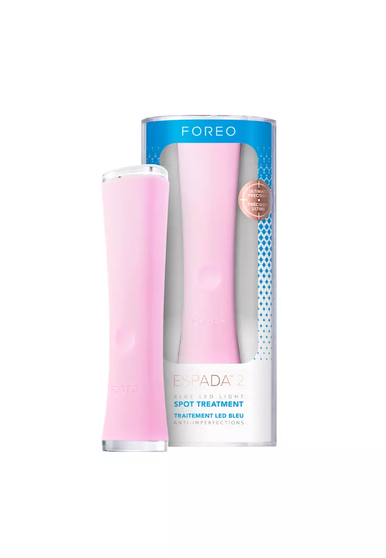 FOREO ESPADA 2 LED Light Therapy Pink - Blemish Treatment Skincare Device | FDA cleared | Scar Treatment for Face | Pimple & Blemish Removal