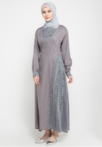 Le Najwa  Lalasa Dress Muslim  Jual Baju  Muslim  Wanita 