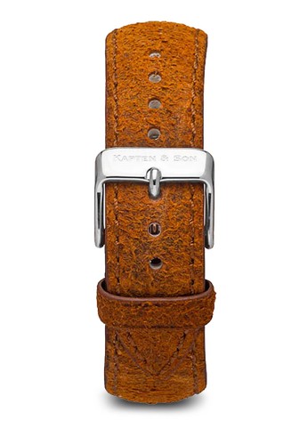 Leather Strap silver 