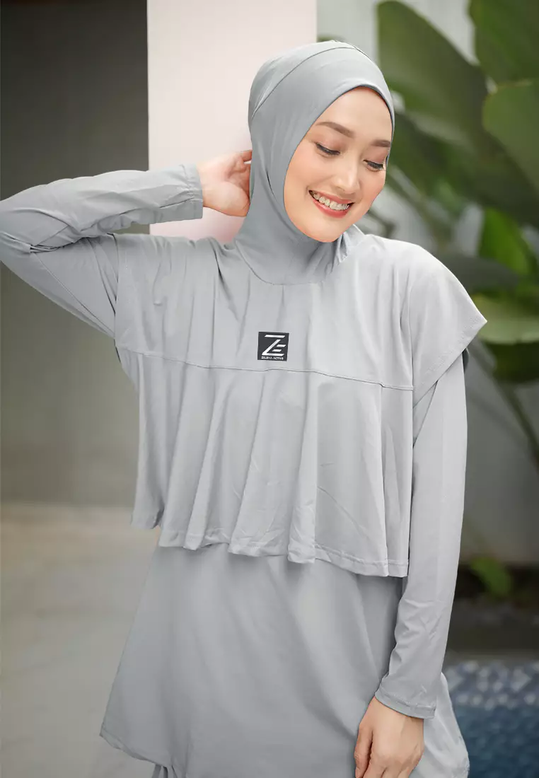 Baju Renang Muslimah Cetta Basic Swimwear Bigsize