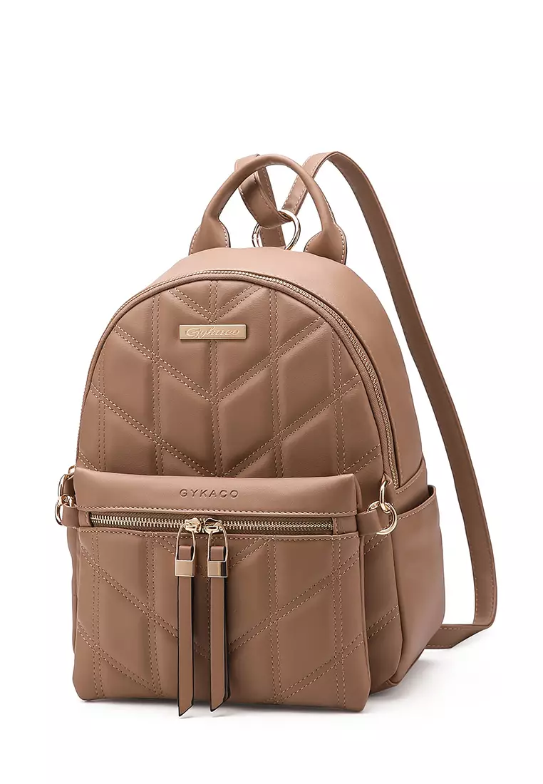 GYKACO TAKA Khaki - Tas Ransel Wanita - Fashion Backpack (IMPORT)