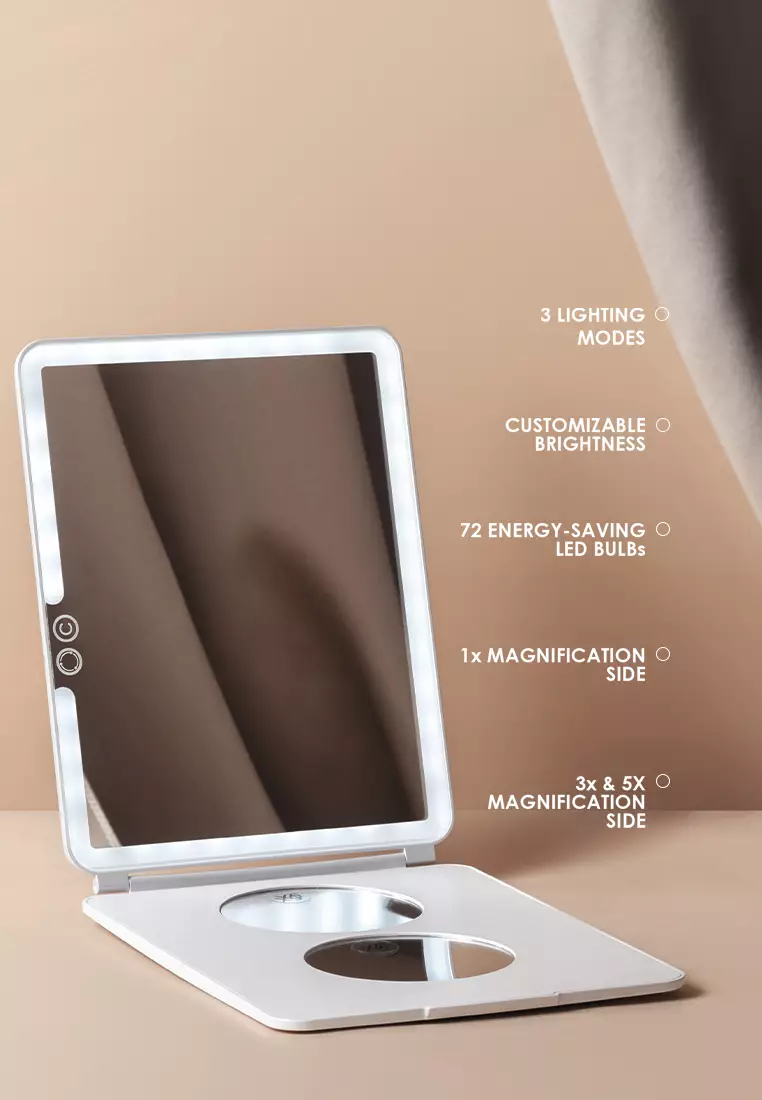 Mirrorvio+ | LED Travel Mirror