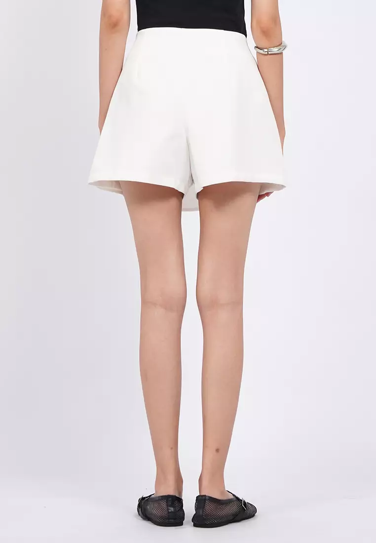 Wrap Skort with Side Belt Details