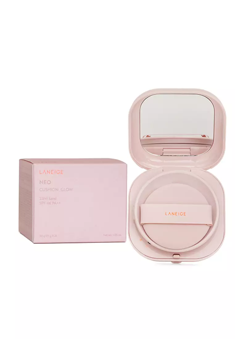 LANEIGE - 水亮輕透NEO氣墊粉底 SPF46  - # No.21N1 Beige 30g(15g x 2)