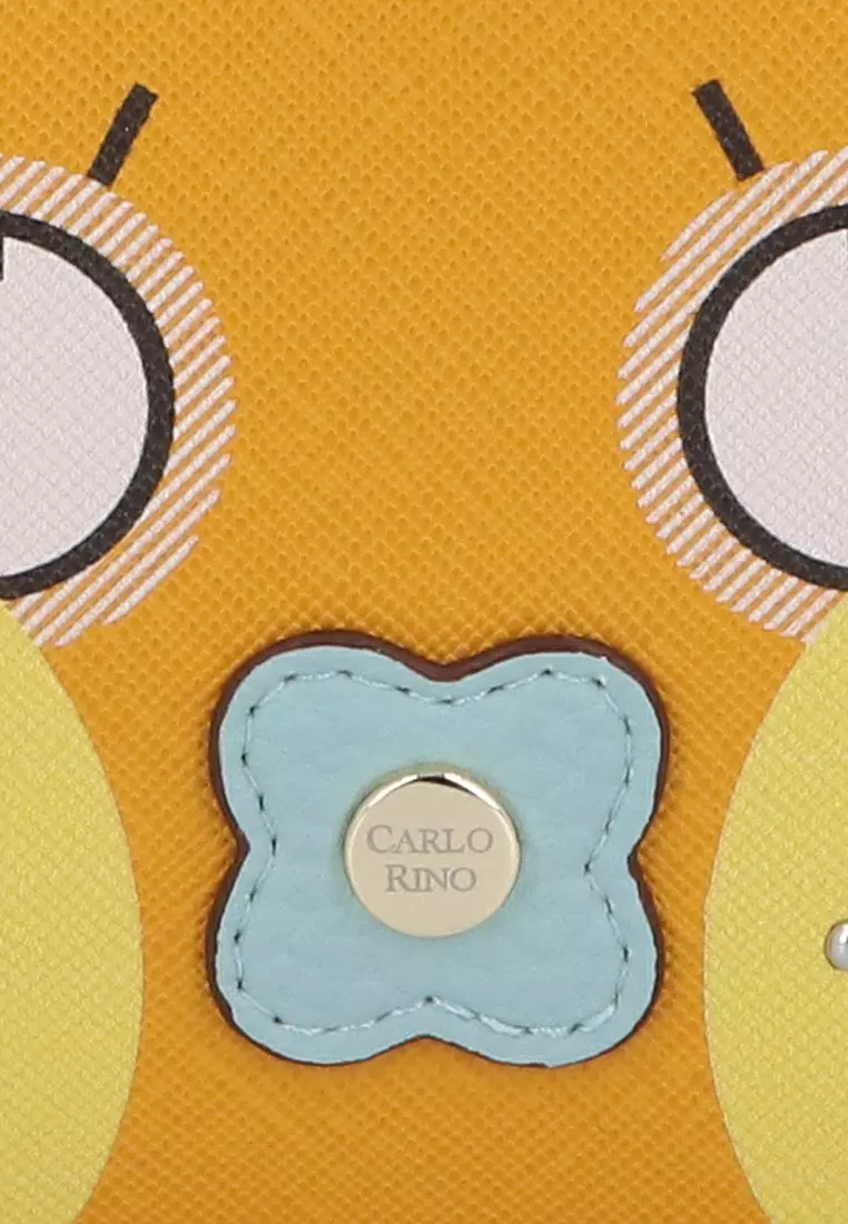 線上選購 Carlo Rino V-Earth Sea Creature Card Case - Dark Yellow | ZALORA 台灣