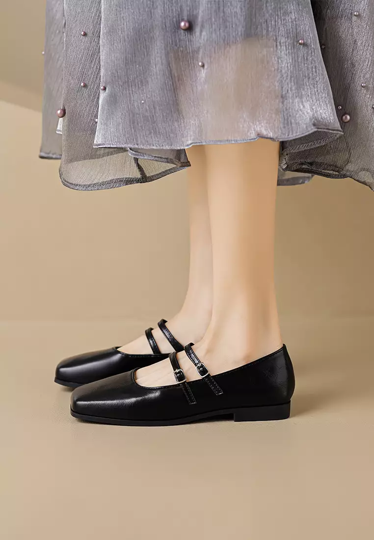 Double Strap Mary Jane Shoes WW8393-1