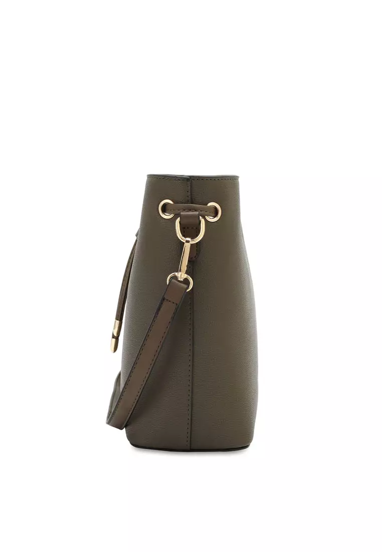 Women's Bucket Bag / Shoulder Bag / Sling Bag / Crossbody Bag (Tas Ember Wanita / Tas Bahu Wanita / Tas Selempang Wanita )-  Hijau
