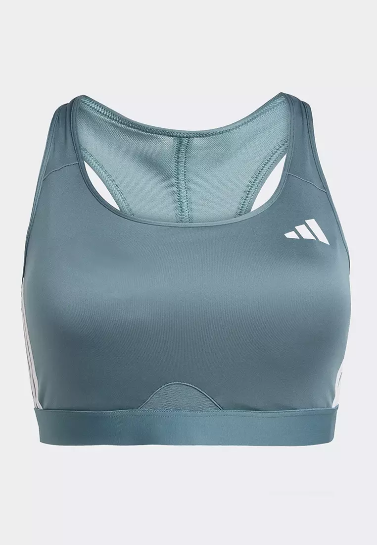 Powerreact Train Medium-Support 3-Stripes Bra