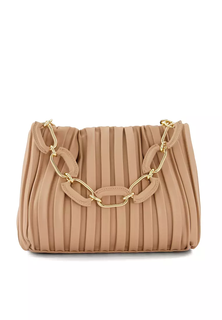 Handbags with gold chain handles outlet