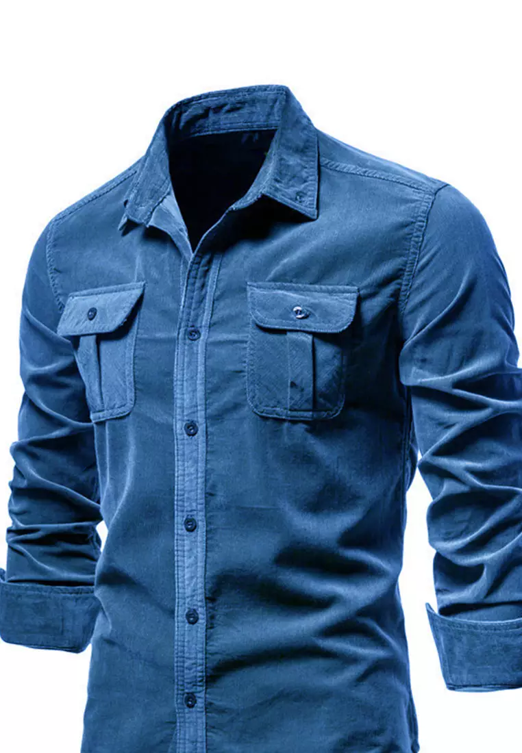 Slim-fit Corduroy Shirt AX19028