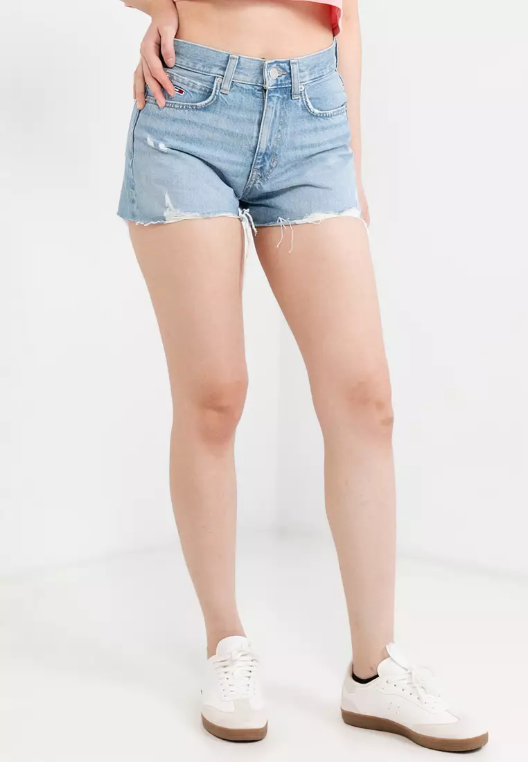 Denim shorts tommy hilfiger hotsell