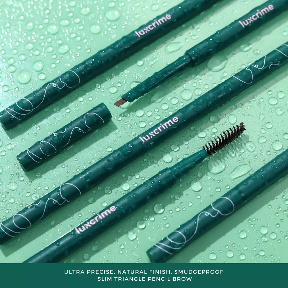 Luxcrime Slim Triangle Precision Brow Pencil in Dark Brown