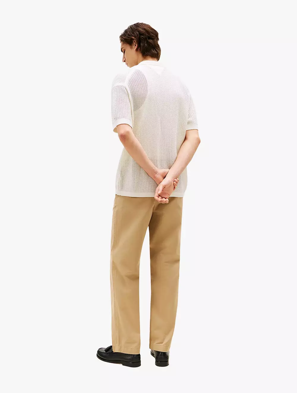 Tommy Hilfiger - Short-Sleeve Open-Knit Overshirt