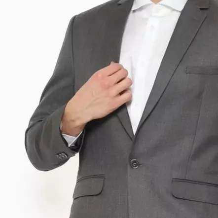 Lawell Jas Pria Formal Abu Tua | GILBERT | Modern Fit | Salur Halus