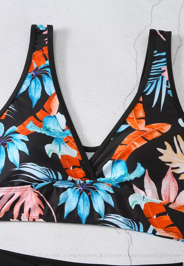 (2pcs)Sexy Printed Bikini Swimsuit