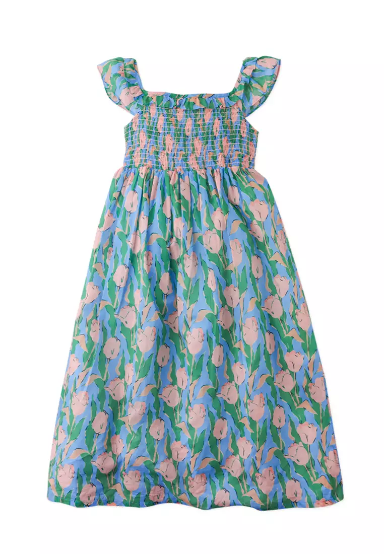 Regine Maxi Dress Charm With Smocked Bodice And Ruffles