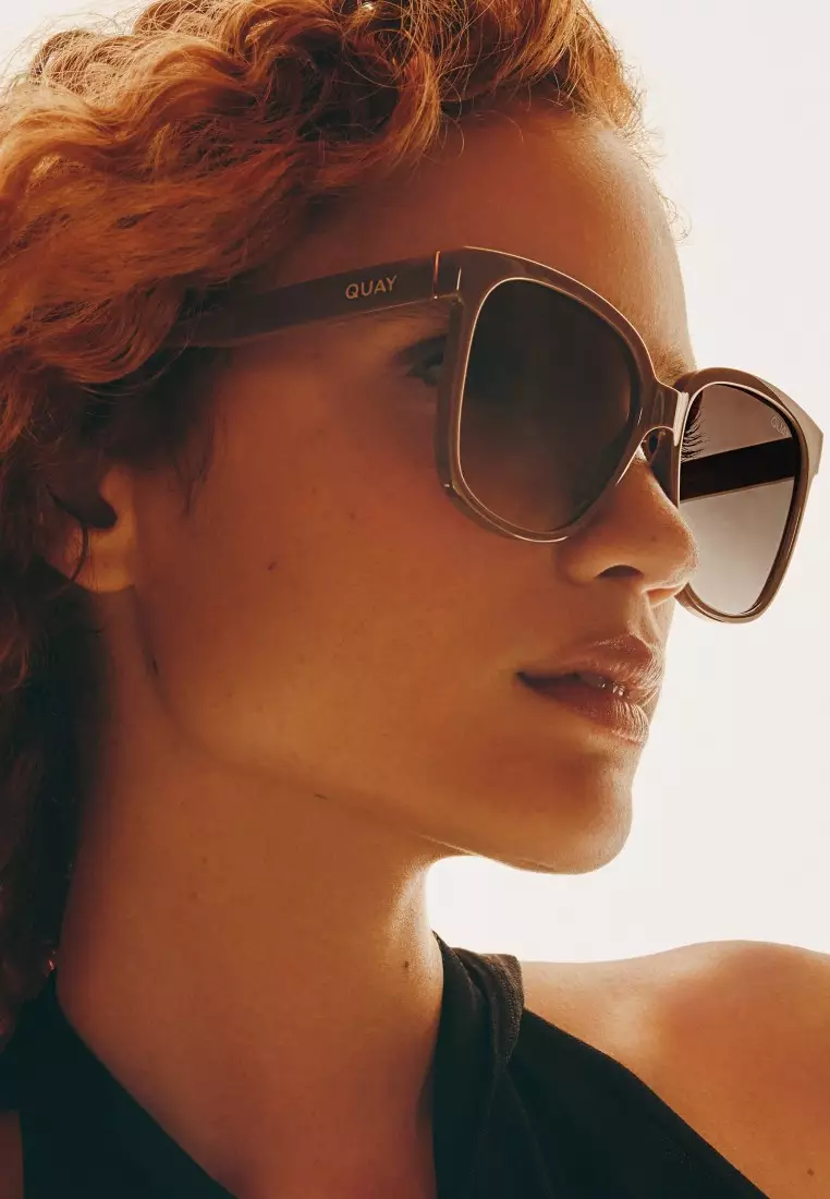 Wide Awake Sunglasses - Oat/Brown