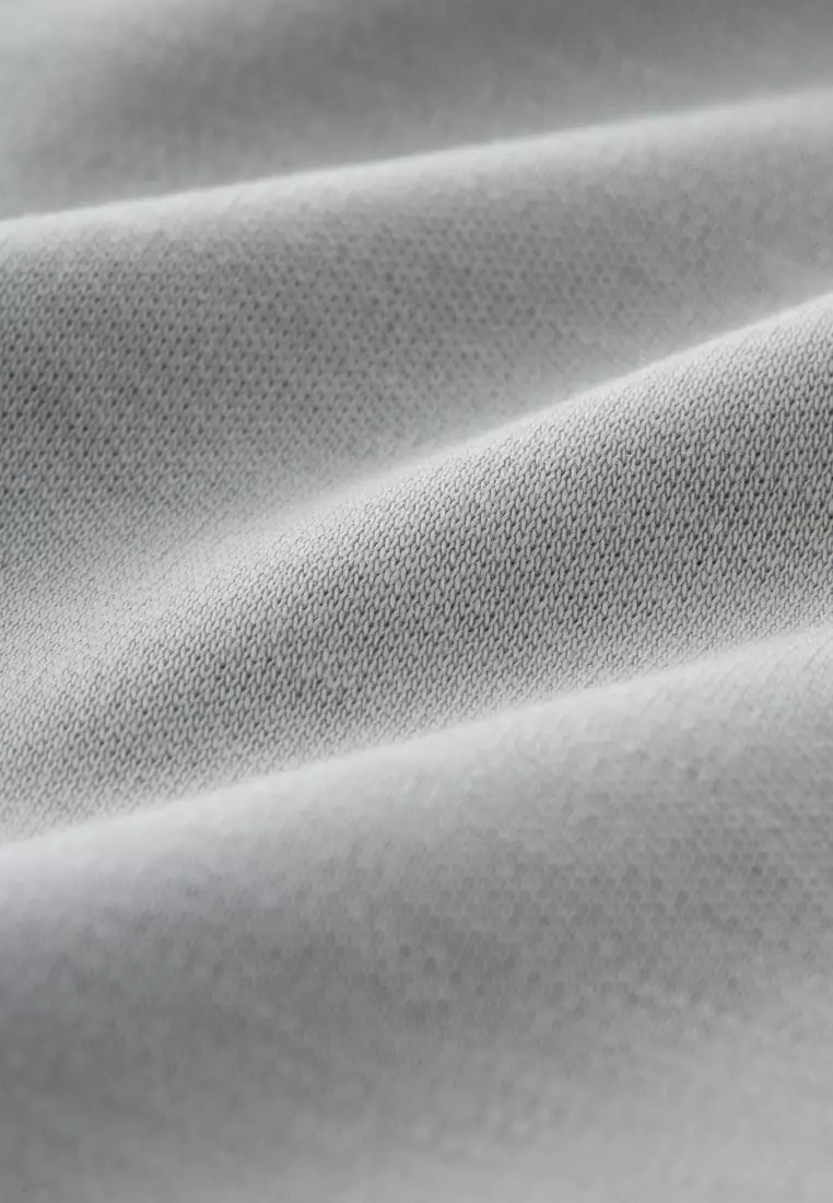 澈水綠絲光棉V領T-shirt