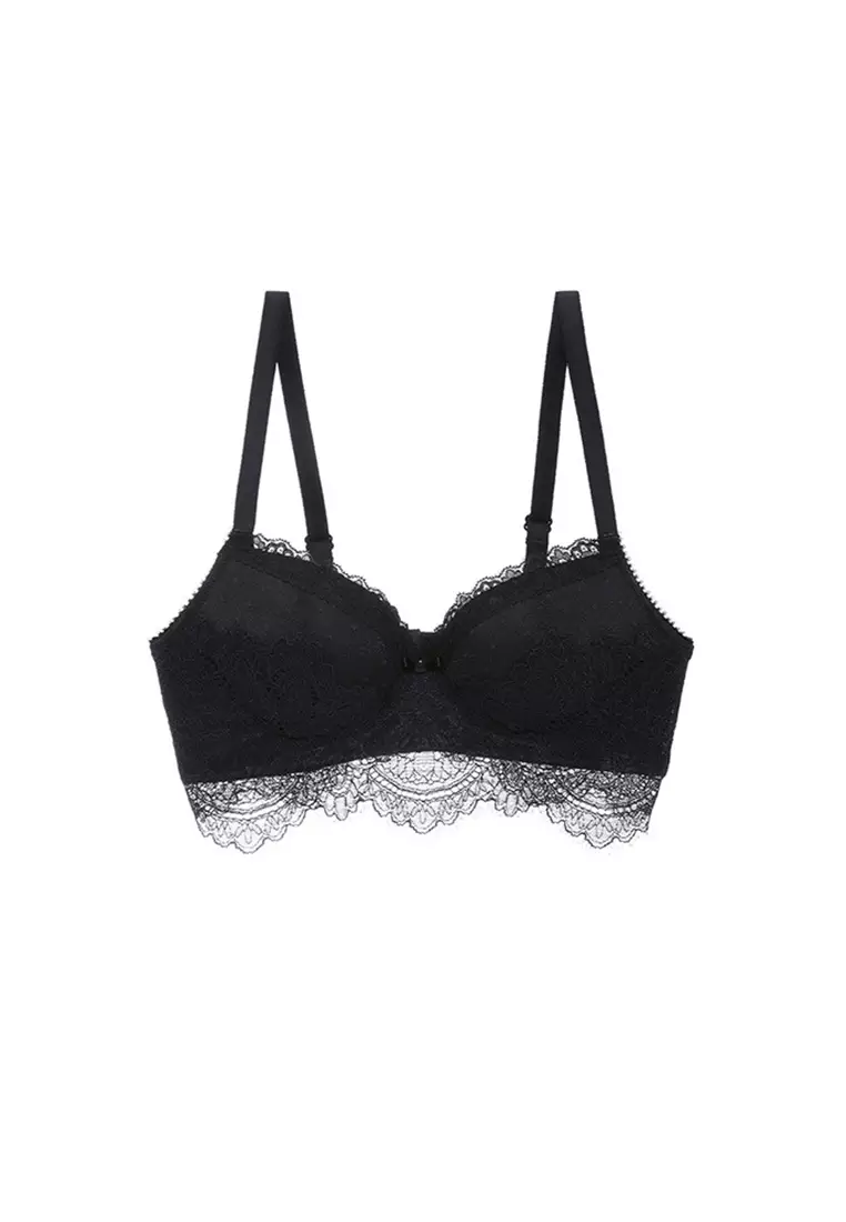 YUANCHNG Bra for Women Underwear Push Up Bralette Top Soft Lace Seamless  Femme Lingerie Brasieres Black XL : : Clothing, Shoes & Accessories
