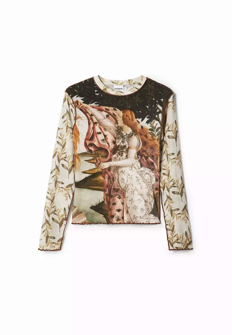 Desigual Woman Renaissance Venus T-shirt.