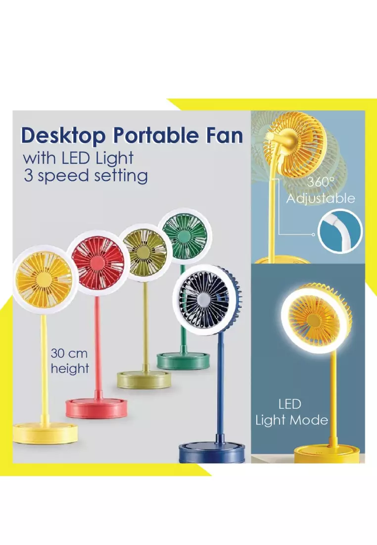 Buy YASE YASE YS2219 Mini Desktop Portable Fan 360 Degree Adjustable