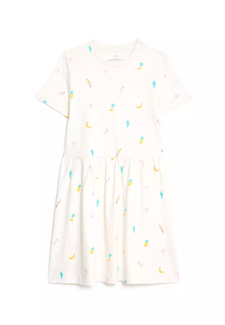 Pure Cotton Printed Dress
