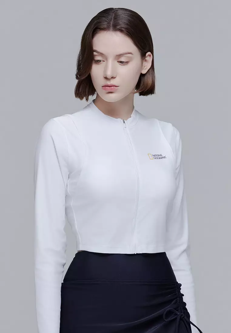 Freshvent Women's Essential Full Zip-up Crop Rashguard main image 0