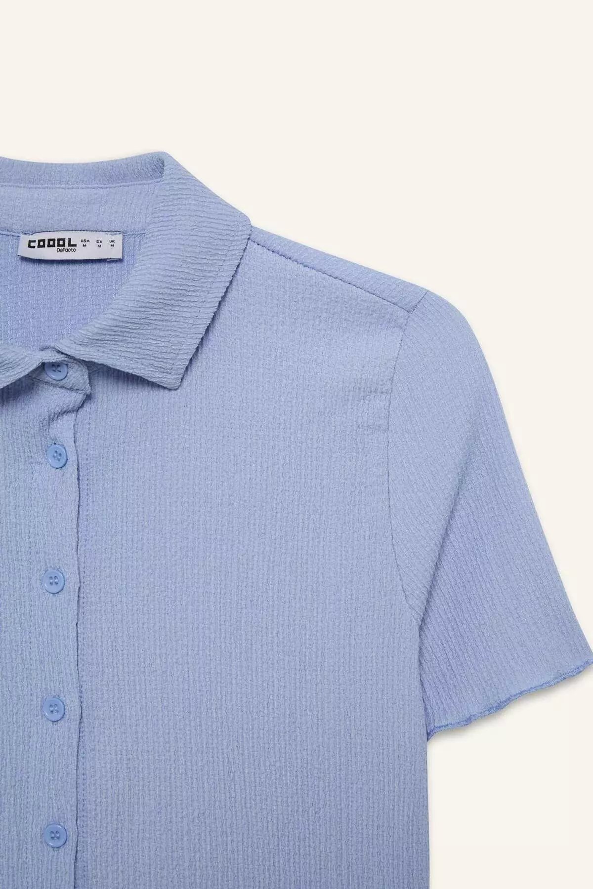 Cool Fitted Wrap Short Sleeve Shirt D4520Ax25Sm