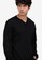 ZALORA BASICS black V-Neck Sweater A6322AA0AE86CBGS_3