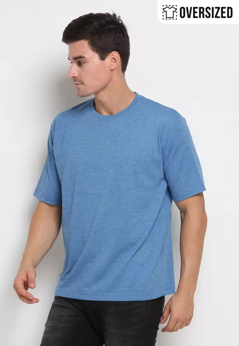 RBJ T-Shirt Cotton Polos Oversized Pria 207090001