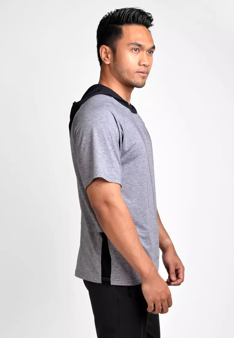 ViQ Men Short Sleeve Hoodie