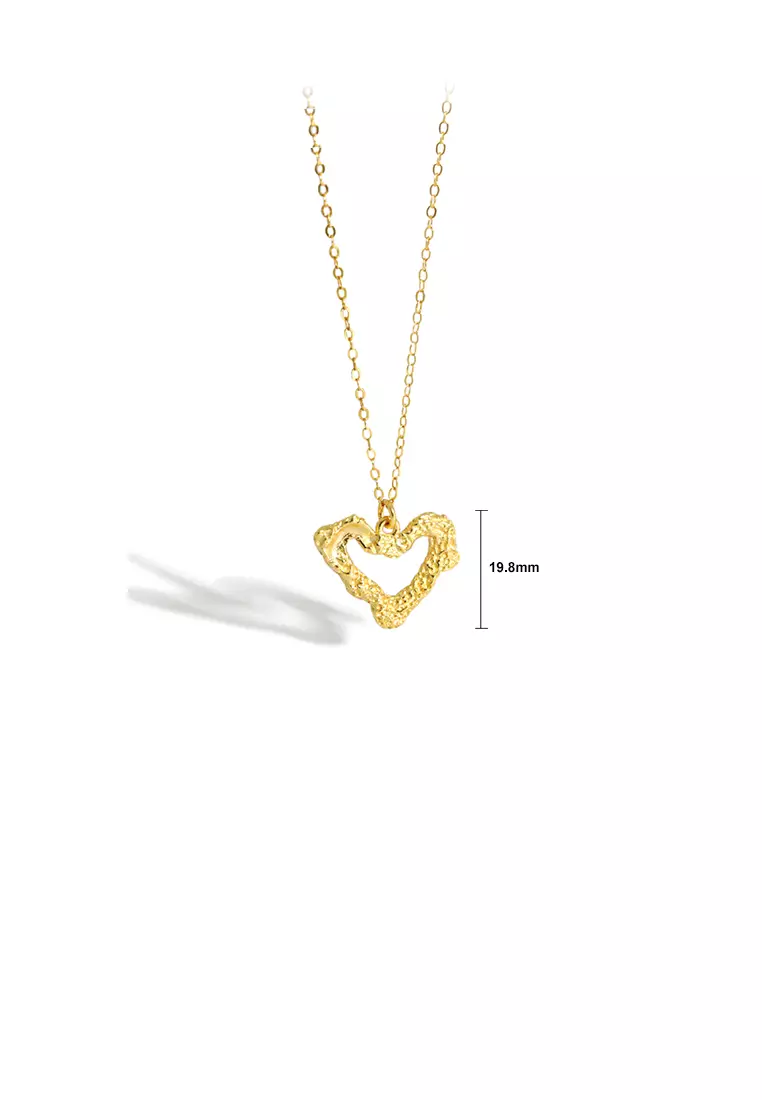 Buy Glamorousky 925 Sterling Silver Plated Gold Simple and Fashion