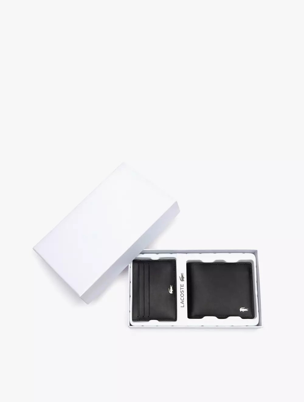 Men's Fitzgerald Leather Wallet And Card Holder Set - Black