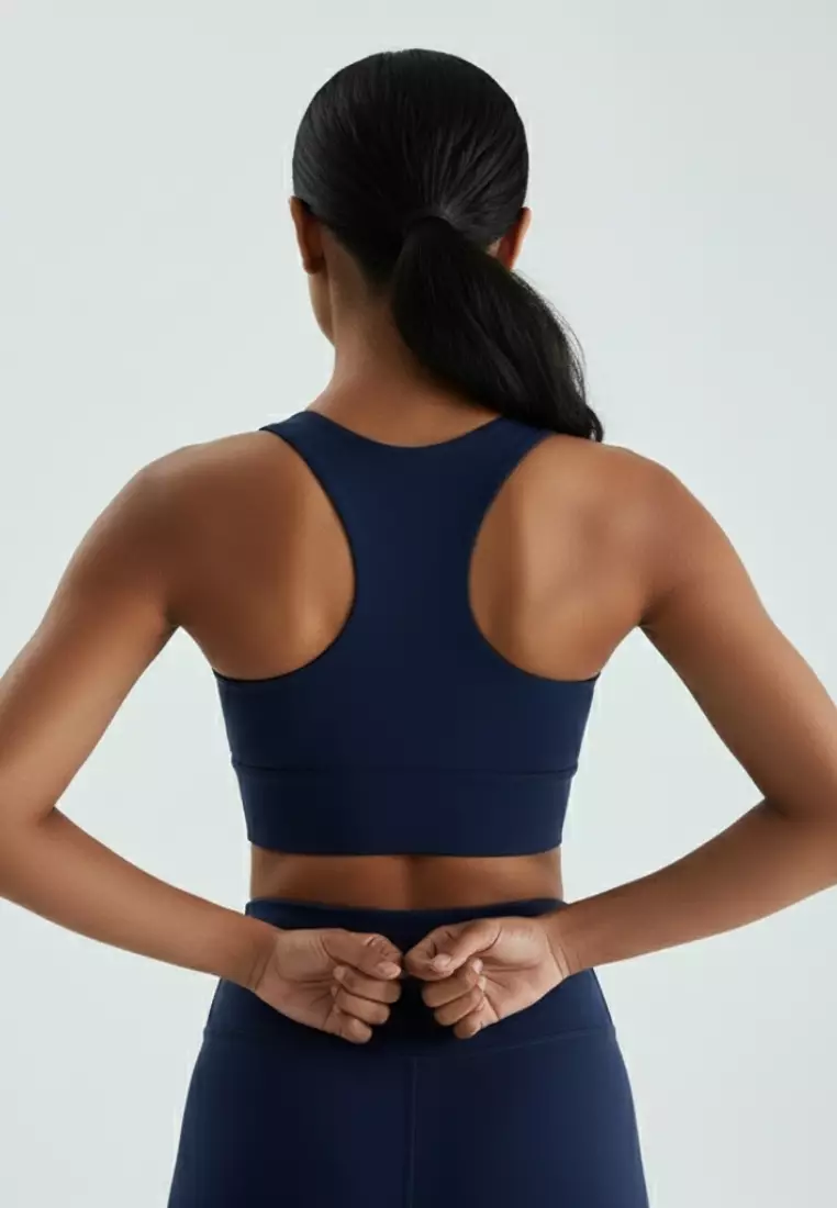 Kayla High Support Sports Bra – Tummy Control Non-Removable Padding Slim Fit Gym & Yoga Wear