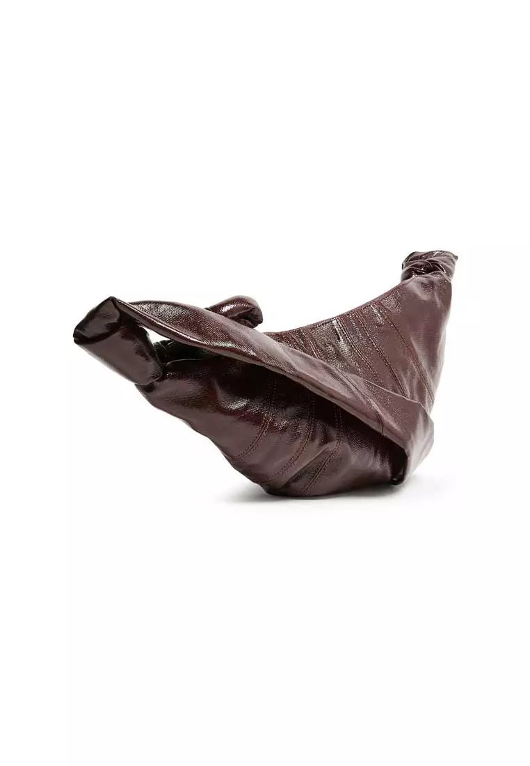 Small Croissant Bag Coated Cotton Chocolate Fondant BG0003LF1329