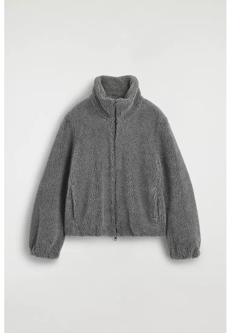 COS FUNNEL-NECK TEDDY JACKET 2026 | Buy COS Online | ZALORA Hong Kong