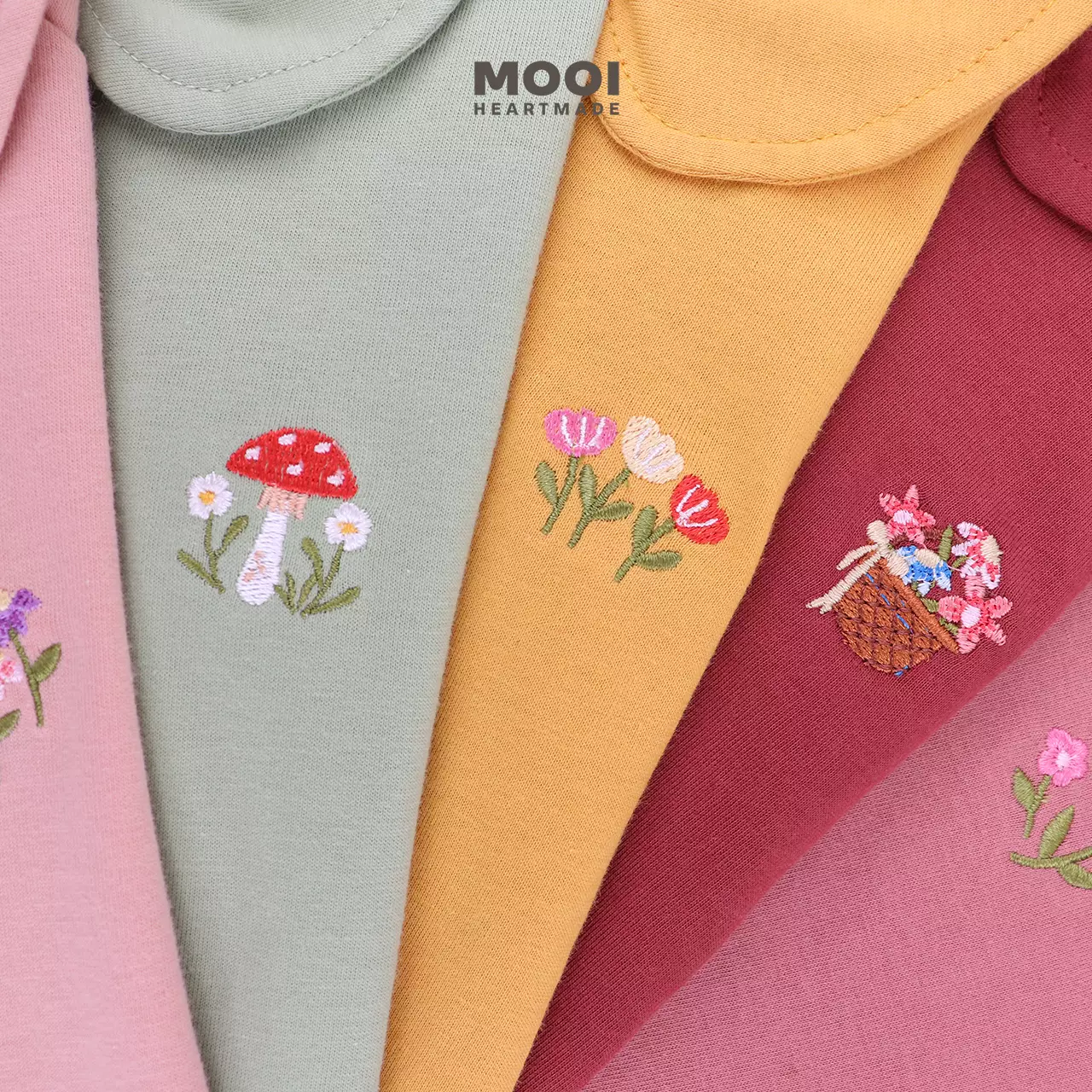 Mooi Atasan Anak Perempuan Diora Top - Pink Peach