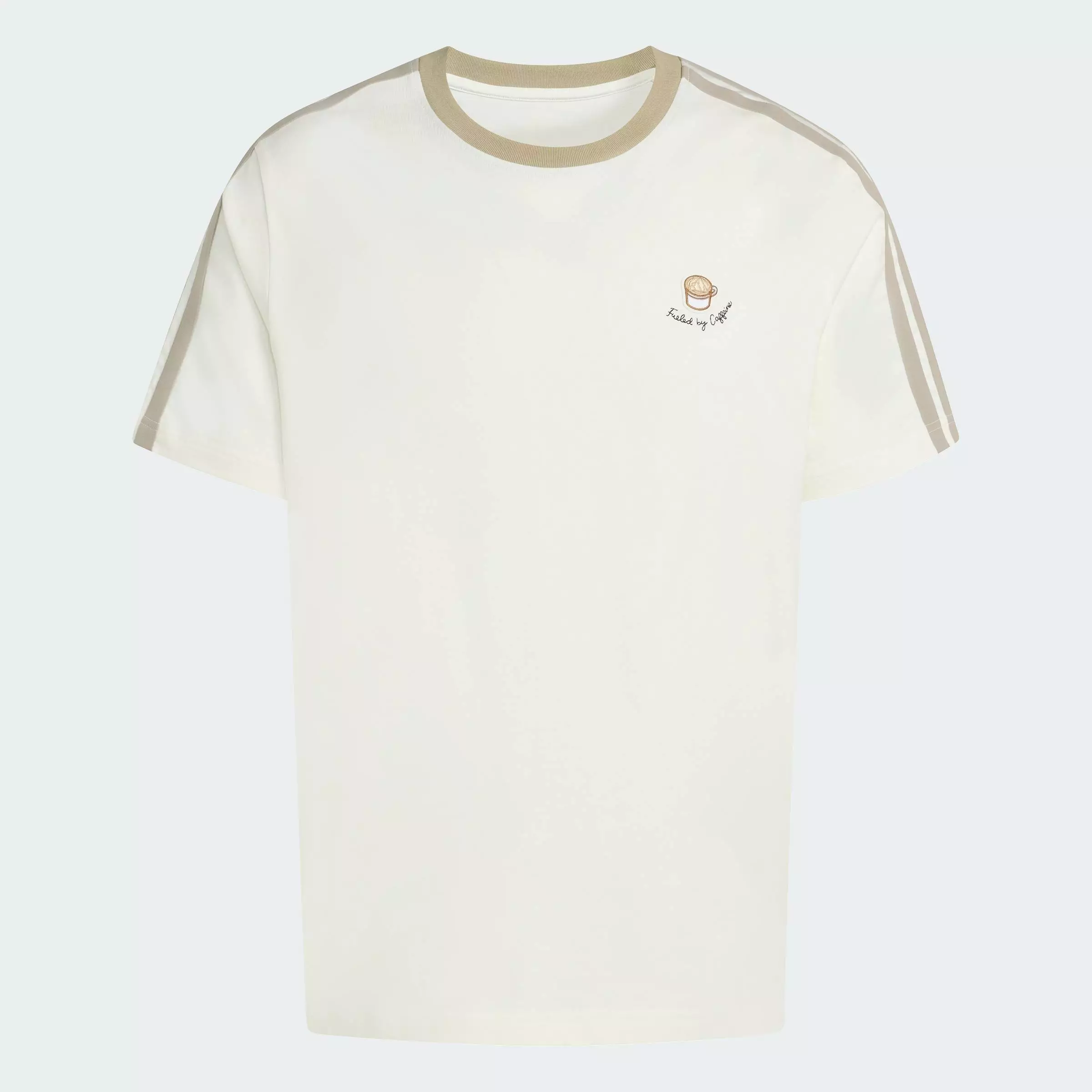 Lifestyle LUX COFFEE CAFE CUP GRAPHIC T-SHIRT Men White JZ5072