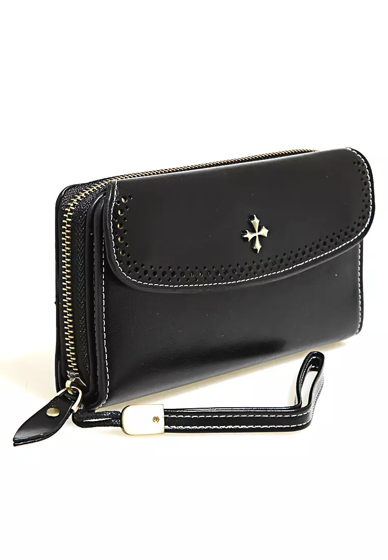 Dompet Pria Wanita Model Panjang Long Wallet Many Slot Material Leather ORIGINAL