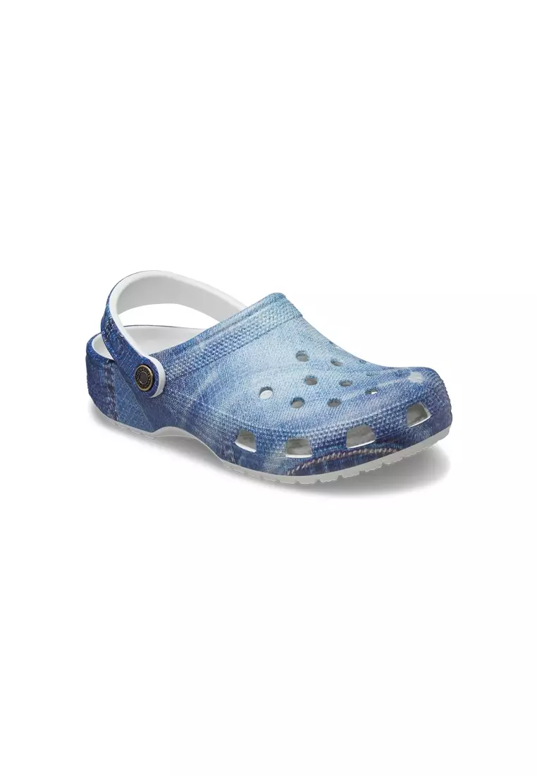 Discount on Crocs  shoes - SKU: Classic Denim Clog In Moonlight