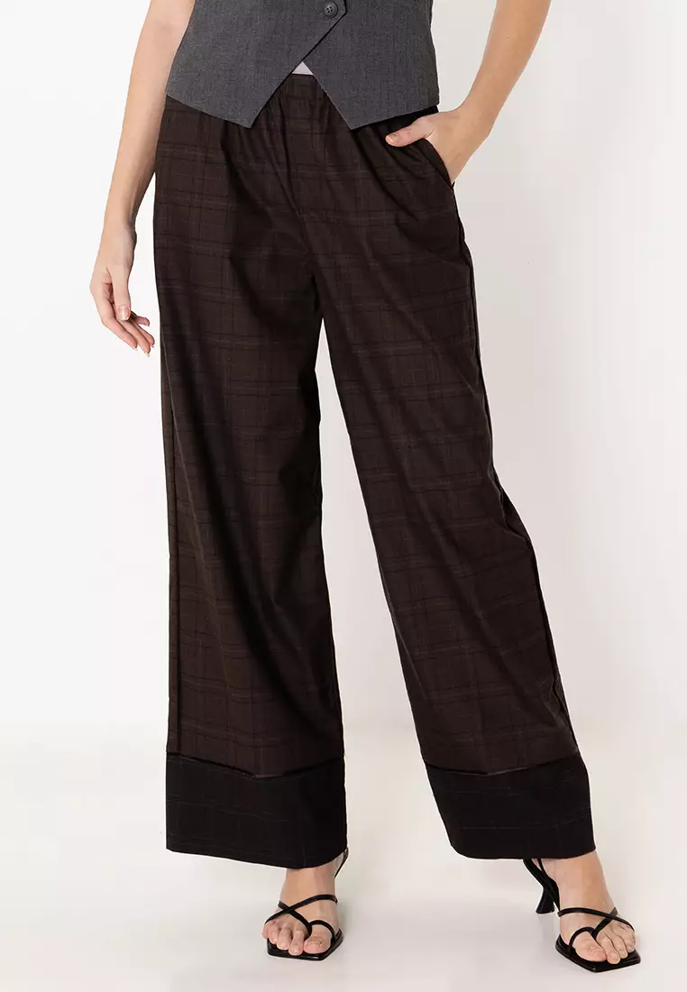 ZARA Checked Trousers 2025 Buy ZARA Online ZALORA Hong Kong - Main Image